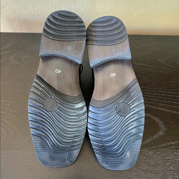 Height Increased Brown Leather Dress Shoes - Picture 9 of 10